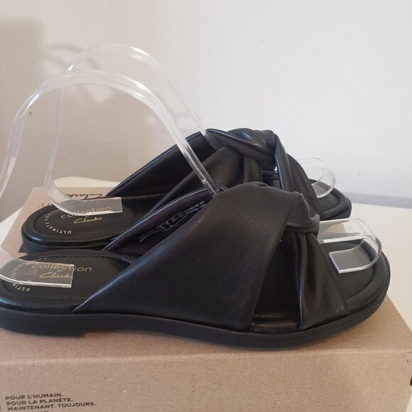 Clarks Women's Reyna Twist Flat Sandal size 7 New in Box - Picture 6 of 10